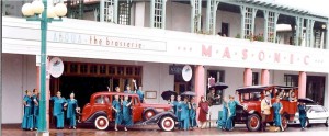 Art Deco Chorus vintage cars Masonic Htl
